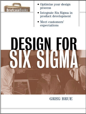 cover image of Design for Six Sigma